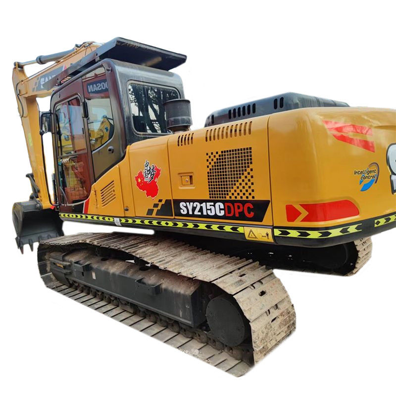 Moteur d'origine 21,5 Tonnes Sany SY215 Excavateur à chenille utilisé Sany215 Excavateur