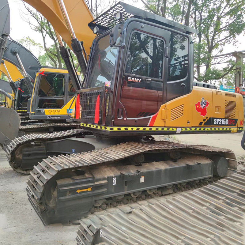 Moteur d'origine 21,5 Tonnes Sany SY215 Excavateur à chenille utilisé Sany215 Excavateur
