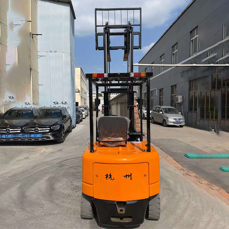 Mini chariot élévateur électrique compact de 2,5 tonnes 2 cadres de porte pour largeur de fourchette 150m en production