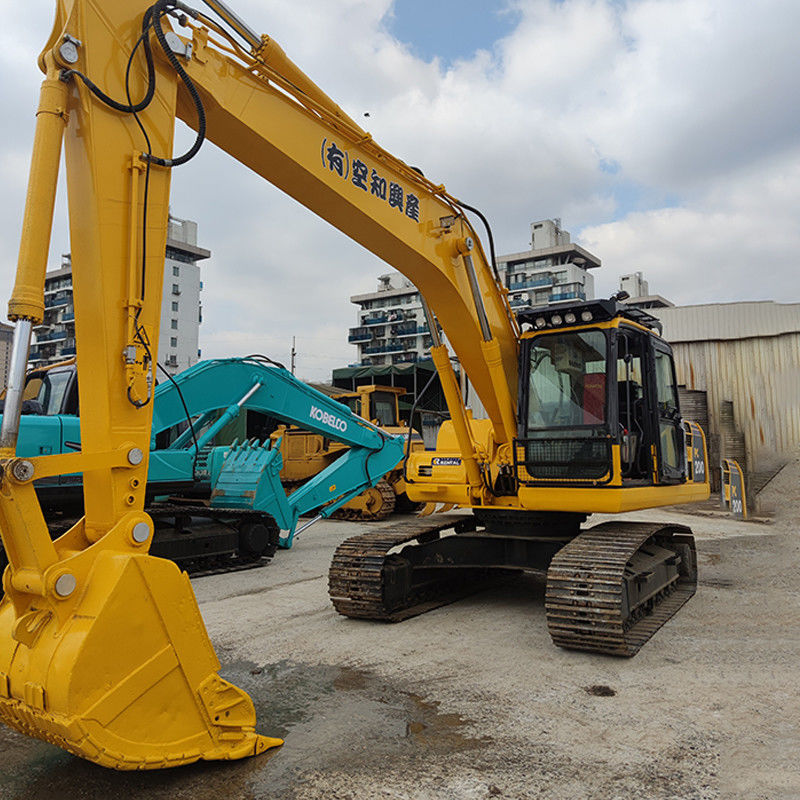 Poids de fonctionnement de 20 tonnes Excavateur Komatsu PC200 avec couleur originale d'occasion