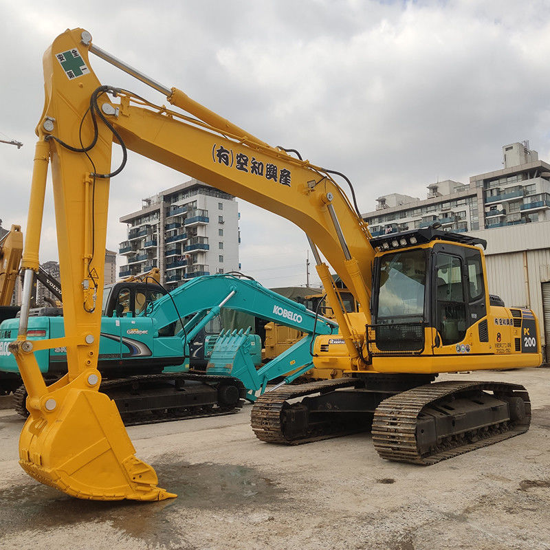 20 tonnes Komatsu PC 200 Japon Excavateur d'occasion avec et 3.1/4.2/5.5km/h Vitesse de marche
