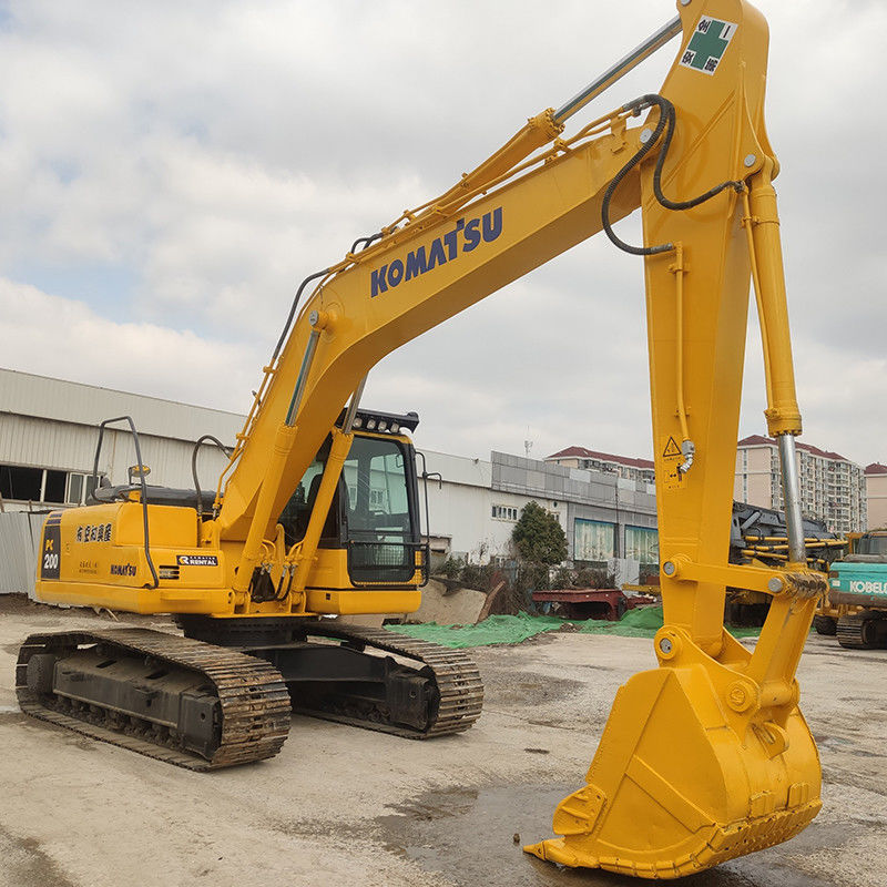Construction 2017 Excavatrice à rampe utilisée Komatsu PC200-8 avec 110 et 110 Capacité
