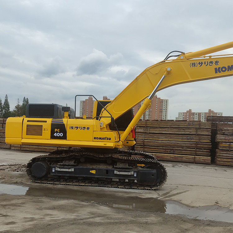 3285 mm hauteur complète de la cabine Komatsu PC400-8 Excavateur à rampe pour la construction lourde