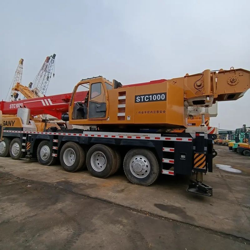 STC1000T 100 tonnes de grue hydraulique lourde avec une puissance maximale de 353/1900 kW/rpm
