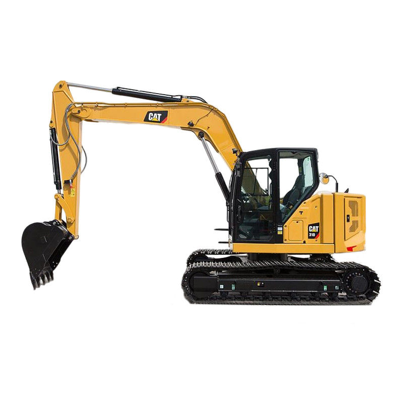 Excavateur à chenille CAT 310 d'occasion avec longueur de tige 5700 et cylindre hydraulique Kawasaki