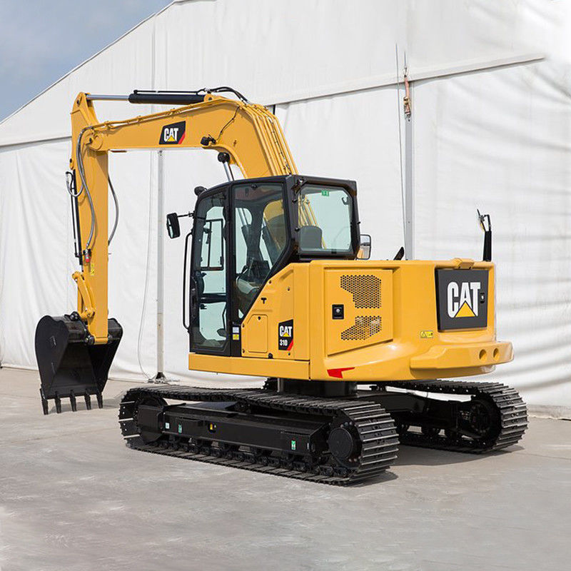 Excavateur à chenille CAT 310 d'occasion avec longueur de tige 5700 et cylindre hydraulique Kawasaki