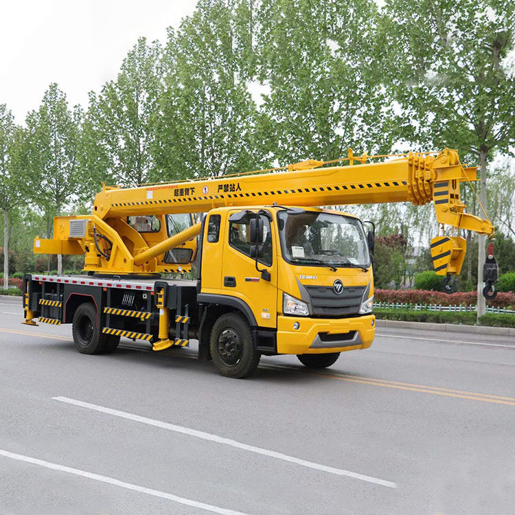 Puissance de 160 chevaux jaune 12-15 tonnes grue équipement de levage camion grue camion grue d'occasion