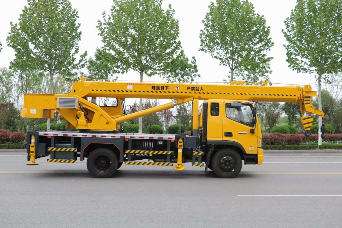 Puissance de 160 chevaux jaune 12-15 tonnes grue équipement de levage camion grue camion grue d'occasion