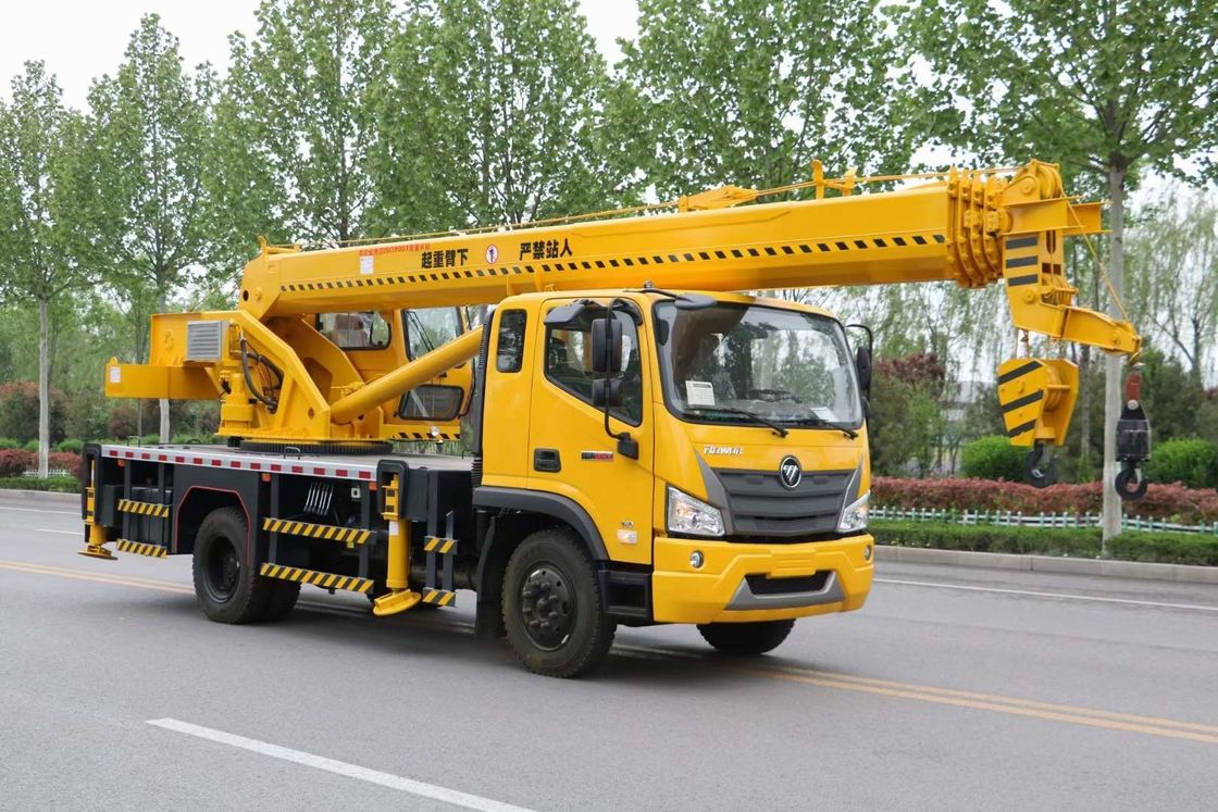 Puissance de 160 chevaux jaune 12-15 tonnes grue équipement de levage camion grue camion grue d'occasion