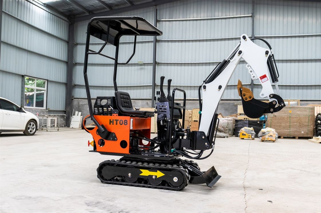 Moteur CHANGCHAI 1 tonne Excavateur à chenille Mini-excavateur avec 1140 mm de longueur de mise à la terre des voies
