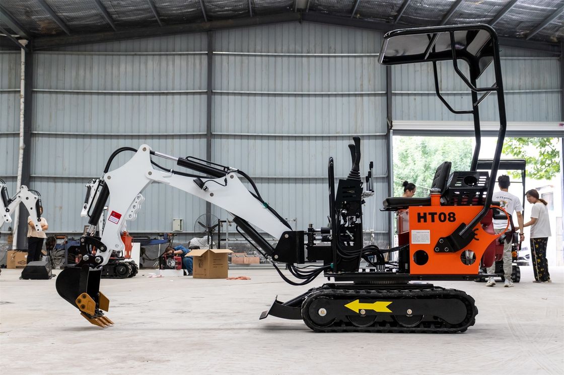 Moteur CHANGCHAI 1 tonne Excavateur à chenille Mini-excavateur avec 1140 mm de longueur de mise à la terre des voies