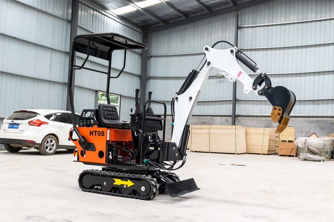 Moteur CHANGCHAI 1 tonne Excavateur à chenille Mini-excavateur avec 1140 mm de longueur de mise à la terre des voies