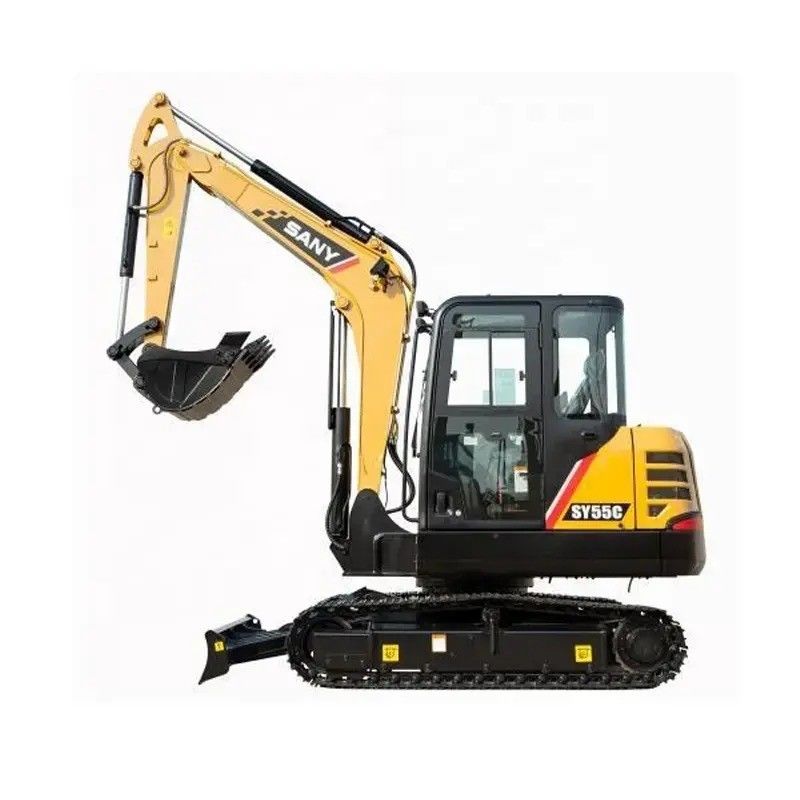Excavateur Sany SY55C Pro avec moteur original et 5780 kg de poids de la machine