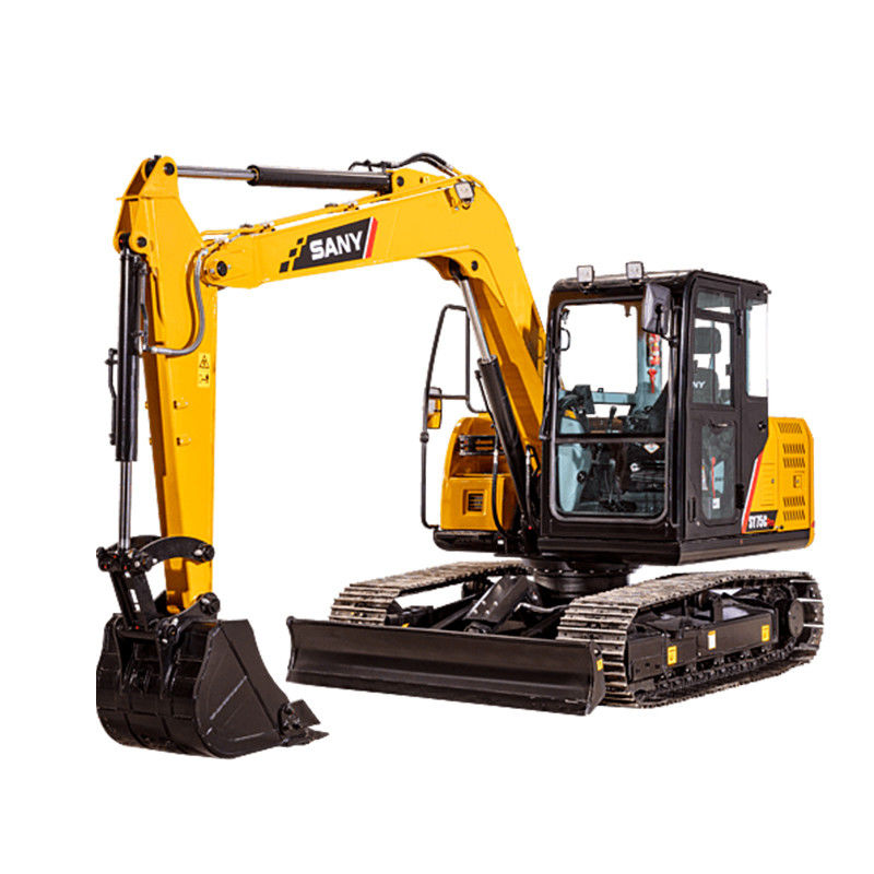 SANY 75C Sy75C Pro Excavateur d'occasion Excavateur à rampe d'occasion Petit creuseur de 7 tonnes