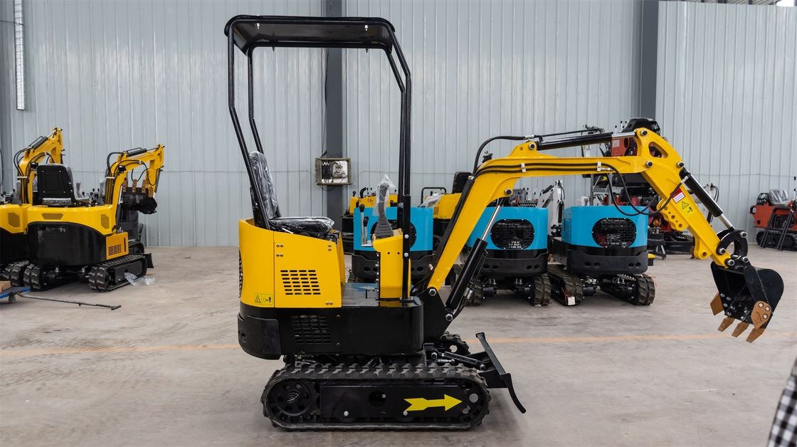 8.2 kW moteur diesel 0,8-1 tonne mini-excavatrice avec une profondeur maximale de creusement de 1650 mm