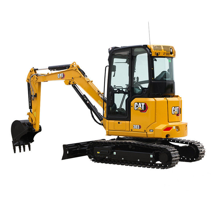 Vente CAT303 Mini-excavatrice de 3 tonnes Excavatrice à roulement diesel avec autre vanne hydraulique