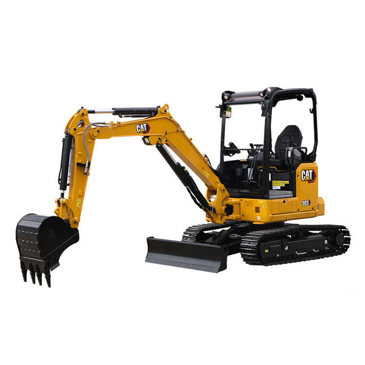 Vente CAT303 Mini-excavatrice de 3 tonnes Excavatrice à roulement diesel avec autre vanne hydraulique