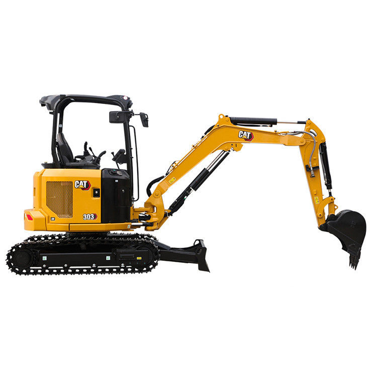 Vente CAT303 Mini-excavatrice de 3 tonnes Excavatrice à roulement diesel avec autre vanne hydraulique