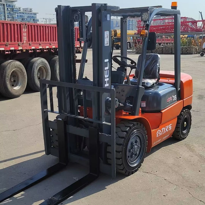 Chinois HELI 3,5 tonnes utilisé chariot élévateur diesel avec manœuvrabilité flexible