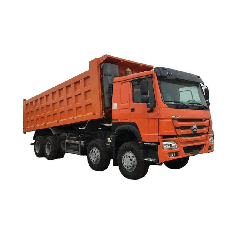 Fermeture manuelle SINO Camion à 12 roues LHD 50 tonnes d'occasion 8x4 Camion d'occasion HOWO