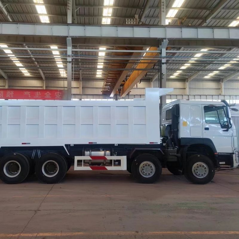 Howo 8x4 LHD Dump Tipper Truck avec couple maximal 500-1000Nm et capacité du moteur 6-8L