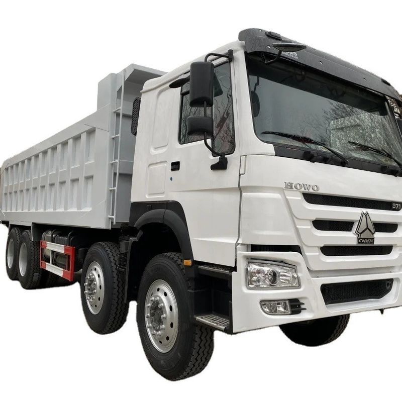 Camion à déverrouillage d'occasion 371HP 8*4 pour la construction de mines 35tons Camion à déverrouillage moteur WEICHAI