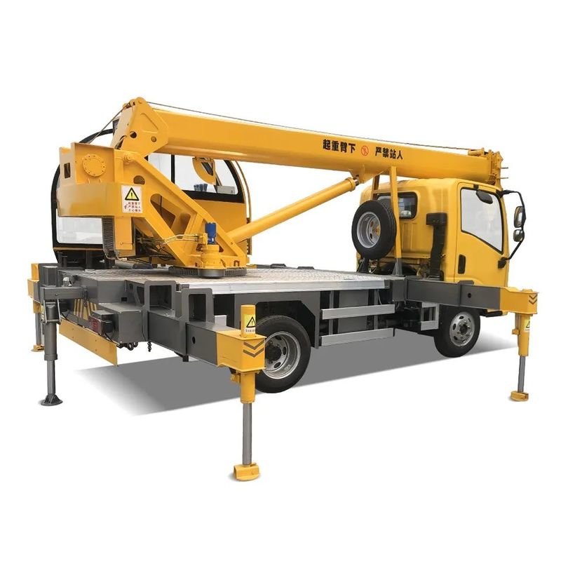 10 tonnes de grue utilisée montée sur un camion avec pompe hydraulique et vitesse maximale de 90 km/h