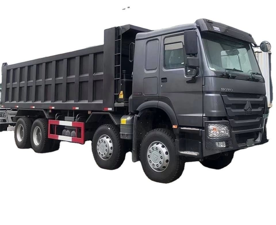 Utilisé Howo 8x4 12 roues 24 30 mètres cubes 35 tonnes 40 tonnes camion à bascule camion à déchargeur diesel pour le transport de sable