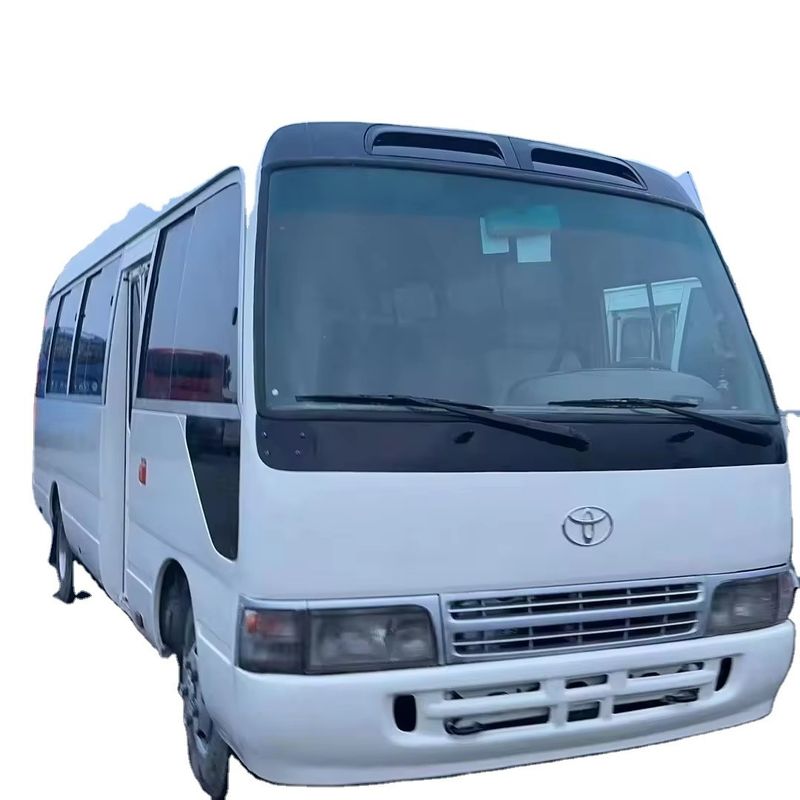 Toyota Coaster Bus à conduite gauche avec pneus 9.00R20 et capacité du moteur 4L