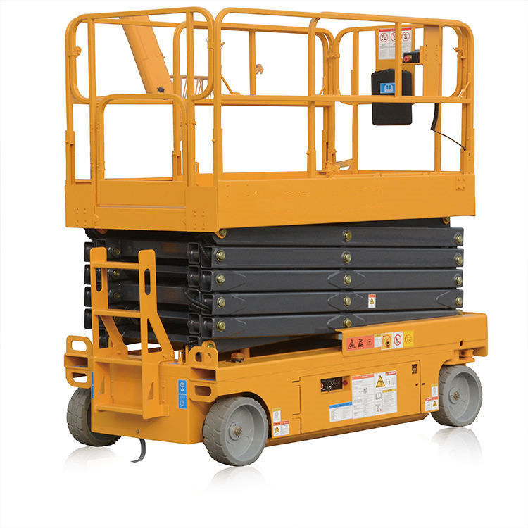 Ascenseur à ciseaux diesel de premier ordre avec empattement de 1877 mm et hauteur de levage de 2,5 m min.