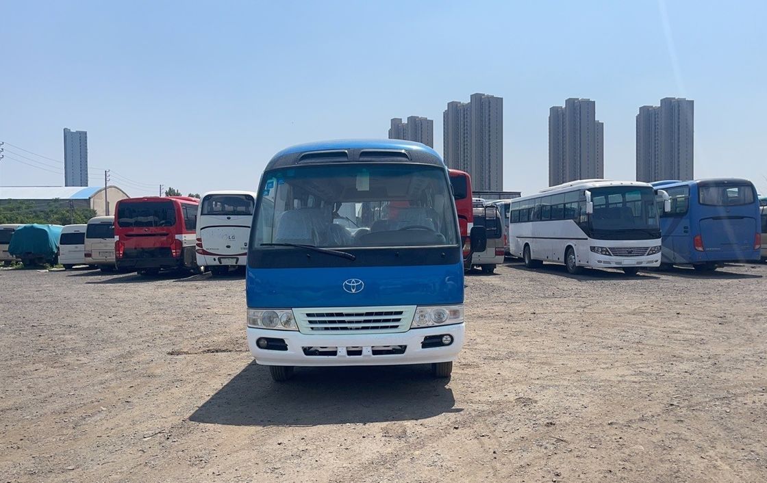 7005*2040*2785mm Style confortable Toyota Coaster d'occasion 30 places avec moteur diesel