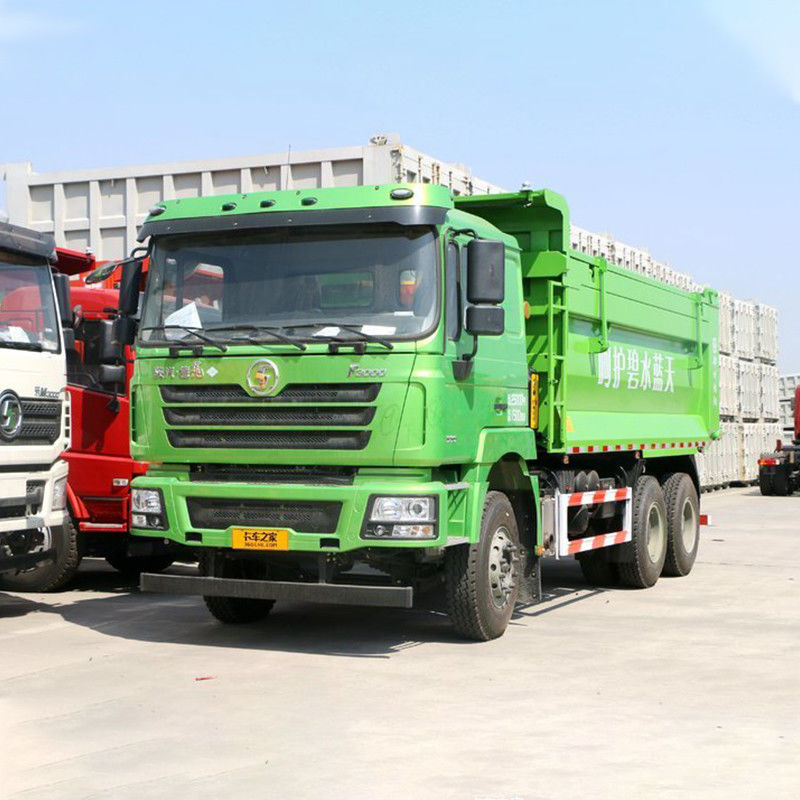 SHACMAN f3000 380 ch 10 pneus camion dépoussiéreur utilisé et avec le siège du conducteur de suspension pneumatique
