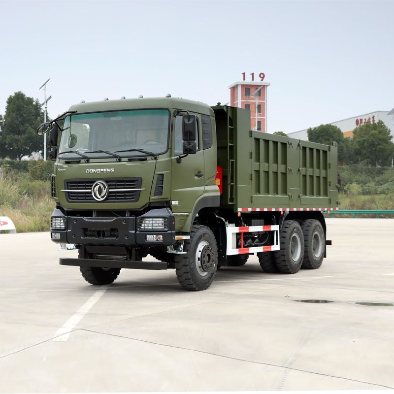 Camion à décharge de 430 chevaux Dongfeng Utilisé 12 chiffre de roulement vers l'avant et capacité de chargement de 21 à 30 tonnes
