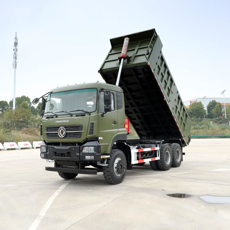 Camion à décharge de 430 chevaux Dongfeng Utilisé 12 chiffre de roulement vers l'avant et capacité de chargement de 21 à 30 tonnes
