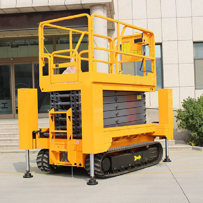 Tableau de levage hydraulique à ciseaux portable de 8 m pour les solutions de maintenance des voitures lourdes