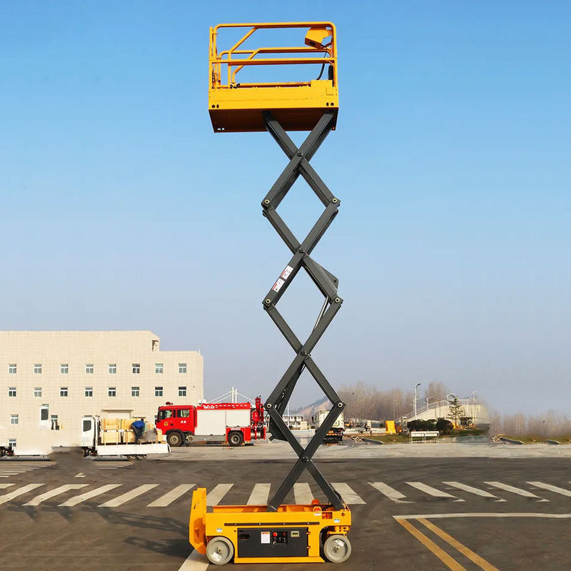 Tableau de levage hydraulique à ciseaux portable de 8 m pour les solutions de maintenance des voitures lourdes