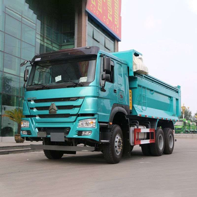 Howo 380hp 24 mètres cubes camion à déchargeur camionne à déchargeuse diesel camion de transport d'occasion 6x4 camionne à décharge