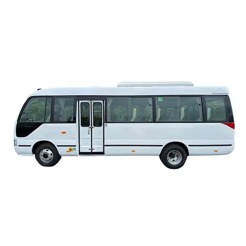 3720 mm Base routière Bus de taille moyenne Bus Coaster Bus avec 22 sièges et moteur diesel