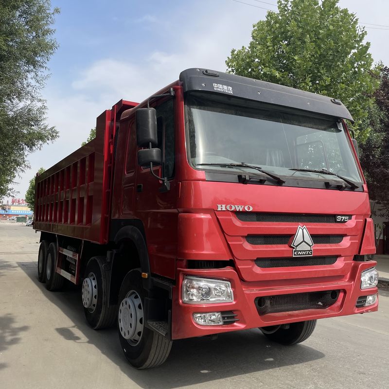 Toupant maximal 1500-2000Nm SINO TRUCK utilisé HOWO 8*4 Truck à décharge lourde