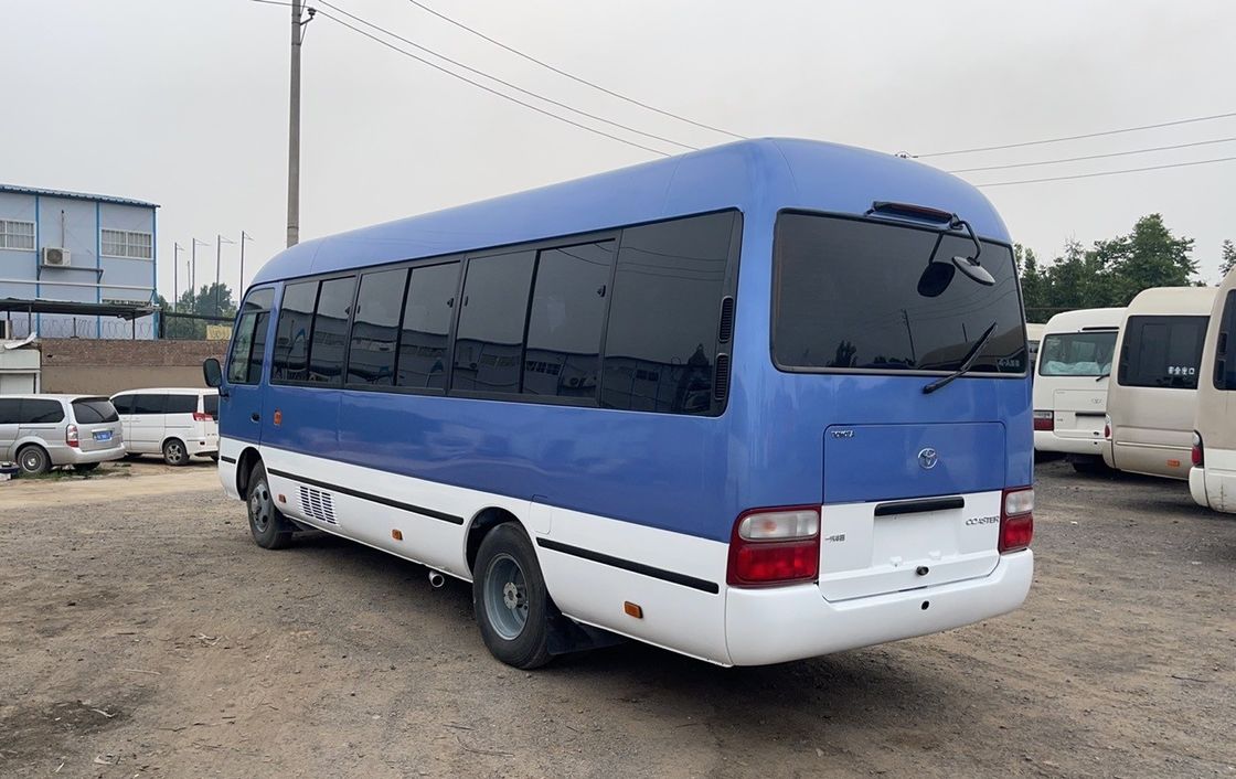 Transmission manuelle à conduite gauche Type Toyota Coaster Bus Diesel Autobus d'occasion avec 30 places