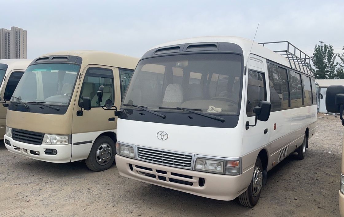Autobus diesel Toyota Coaster de luxe d'occasion de 30 places pour la norme d'émission Euro 3