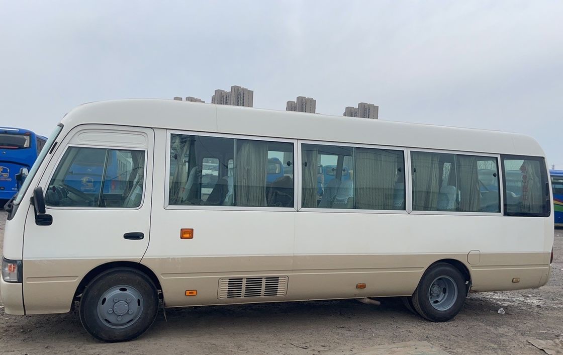 Autobus diesel Toyota Coaster de luxe d'occasion de 30 places pour la norme d'émission Euro 3