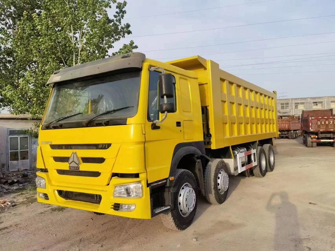 RHD SINO HOWO 8X4 Poids lourd camion à décharge utilisé G.V.W. 31T Boîte de vitesses FAST12JSXD240T