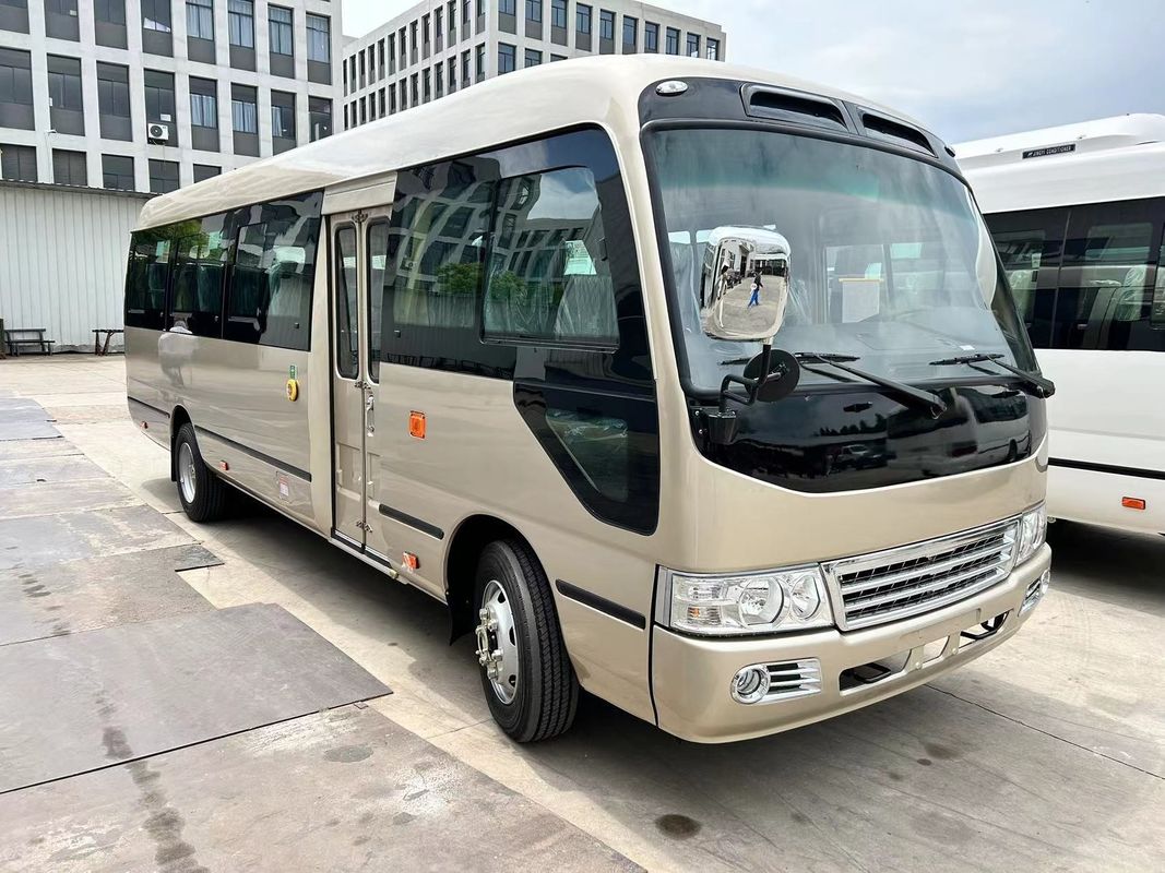 30 sièges Japon Toyo Ta Coaster Moteur diesel Autobus scolaire en cuir avec une grande fiabilité