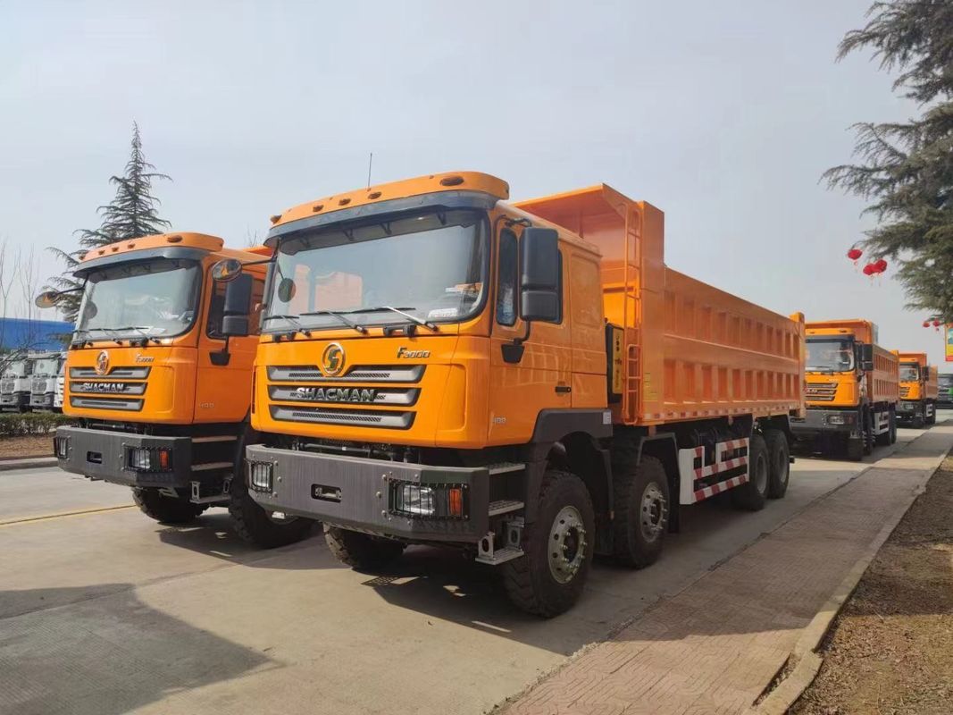 Puissance maximale de 400 ch Shacman HOWO 380HP 8 * 4 camionneur à décharges lourds