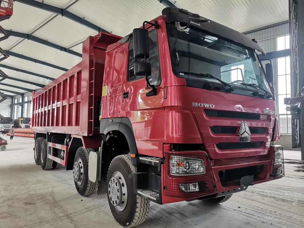HW boîte de vitesses SINO TRUCK HOWO 400HP 16 roues 8x4 Poids lourd LHD camion à décharge