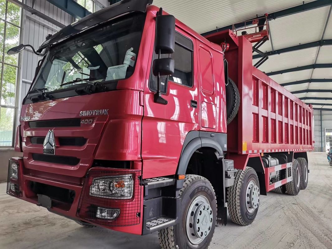 HW boîte de vitesses SINO TRUCK HOWO 400HP 16 roues 8x4 Poids lourd LHD camion à décharge