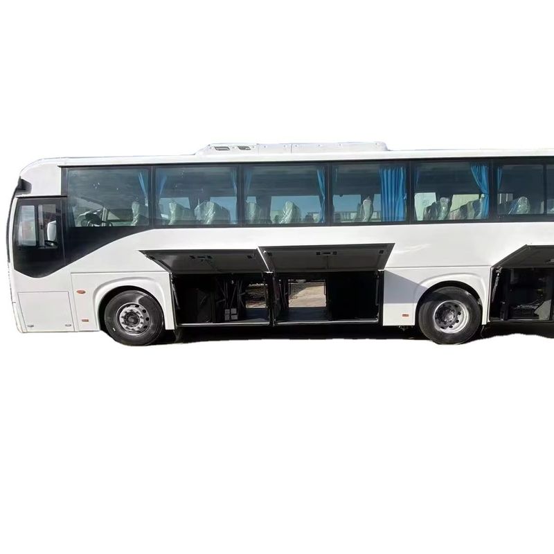 Autobus diesel d'occasion de 50 places pour usines et écoles Boîte de vitesses manuelle