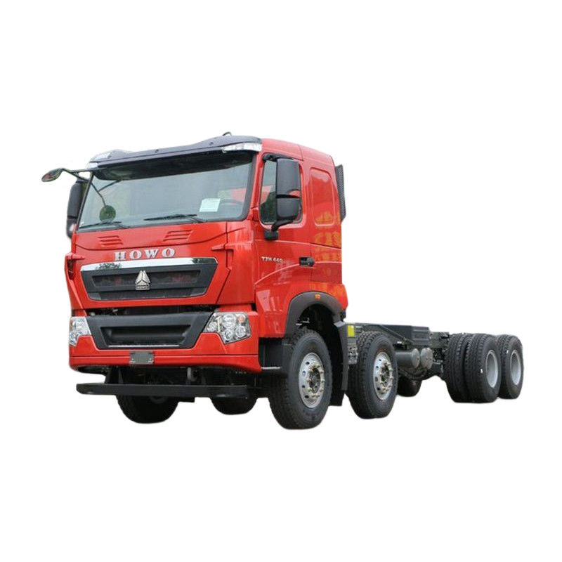 440 chevaux 8*4 HOWO camions à décharge de seconde main moteur de capacité 8L régulateur de vitesse Aucun