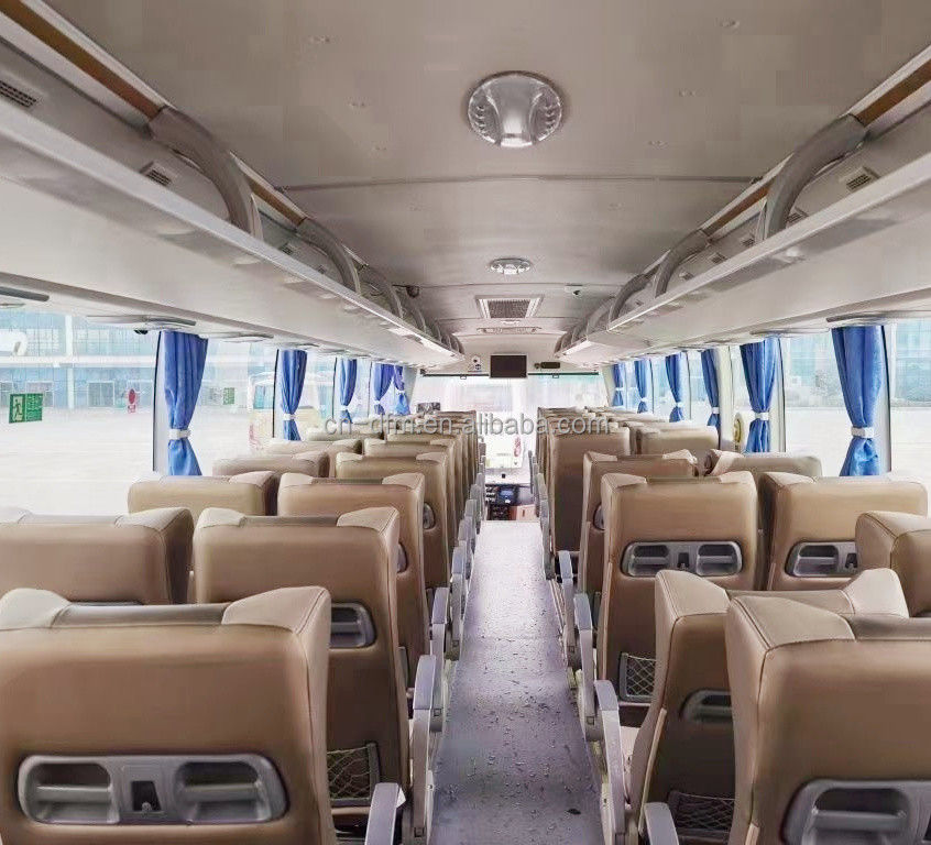 Réglage manuel du siège du conducteur Yutong 50 sièges bus d'occasion pour les pays africains